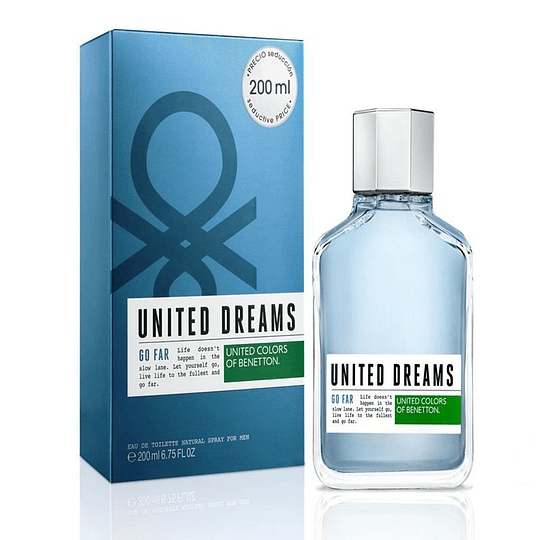 United  Dreams Go Far 200ML EDT Hombre Benetton