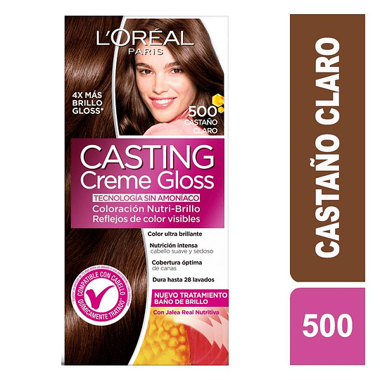 Castin gr Creme  gr Loss 500 Castano Cl Jreal Tono Sobre Tono