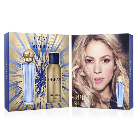 ESTUCHE SHAKIRA DREAM EDT 80ML + DEO 24H 150ML