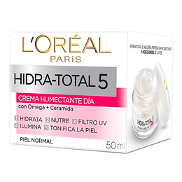 Crema De Día Hidratante Hidra-Total 5 50 Ml L'Oréal Paris