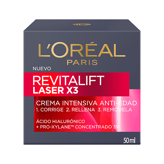 Crema Día Anti-Arrugas Revitalift Láser 50ml L'Oréal Paris