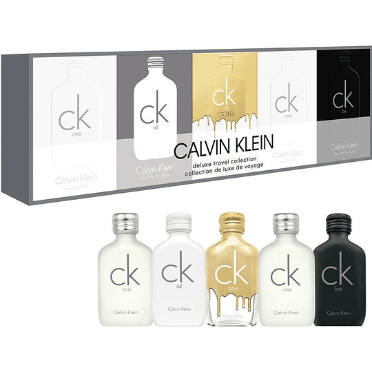 CALVIN KLEIN SET MINIATURA 5Pcs HOMBRE