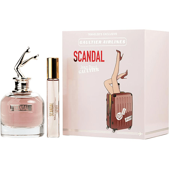 Scandal Gaultier Airlines Set 80ml+20ml Edp Mujer