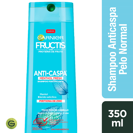 Fructis Anticaspa Pure Fresh Sh 350 ml