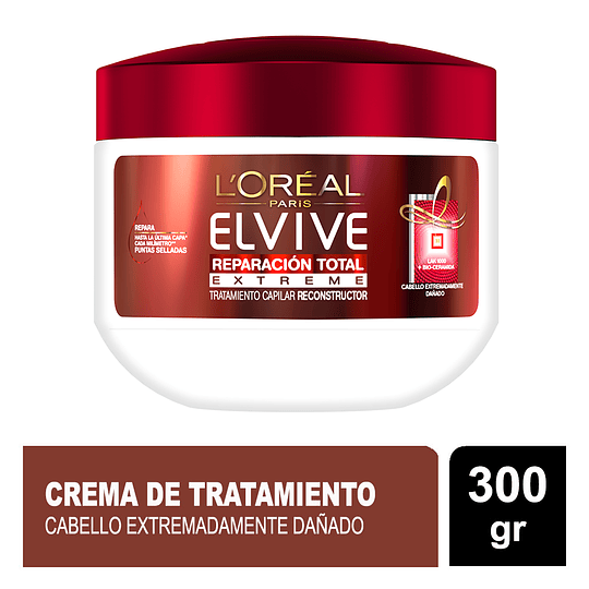 Elvive Rep.Total Extrema Masc/Cre 300 gr