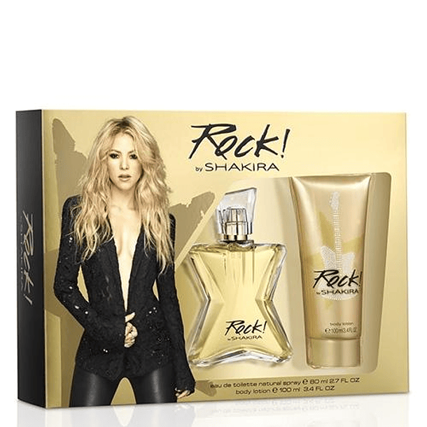 ESTUCHE SHAKIRA ROCK EDT 80ML + BL 75ML