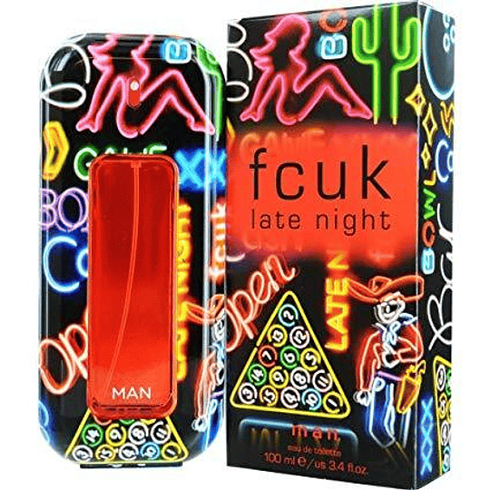 Fcuk Late Night Edt 100Ml Hombre