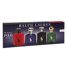 The World of Polo Fragances Estuche 4 perfumes 15ML EDT Homb