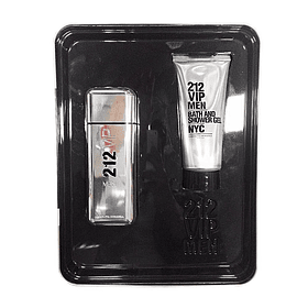 212 VIP Men Estuche 100ML EDT+Bath&Shower Gel Man C.Herrera