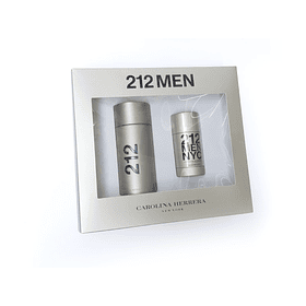 212 NYC Men Estuche 100ML EDT + 75ML Hombre C.Herrera