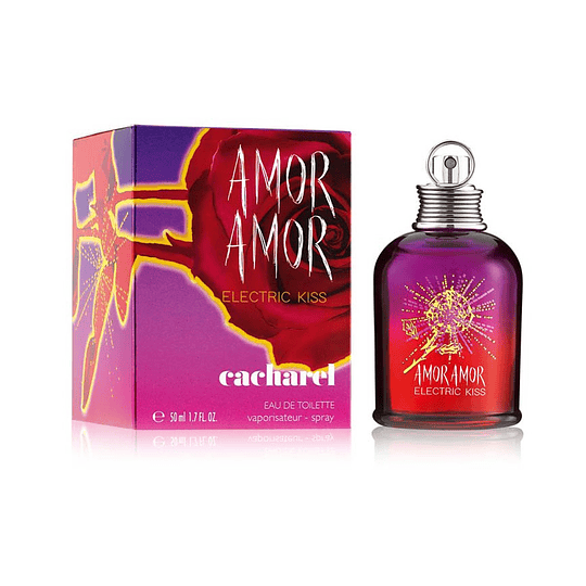 Amor Amor Electric Kiss Cacharel Edt 50Ml Mujer