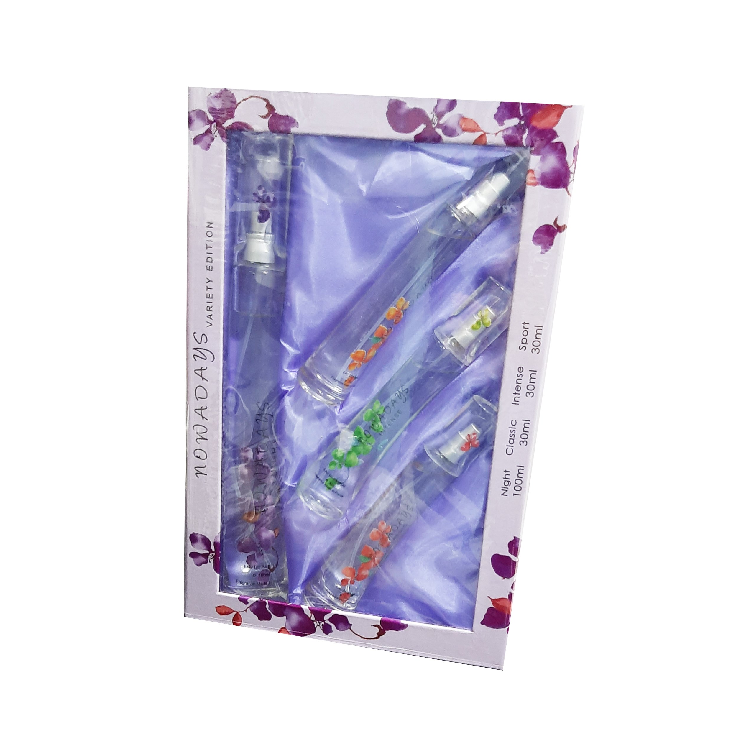 SET NOW DAYS FLOWER NIGHT EDT 100ML+ 3 DE 30 ML MUJER
