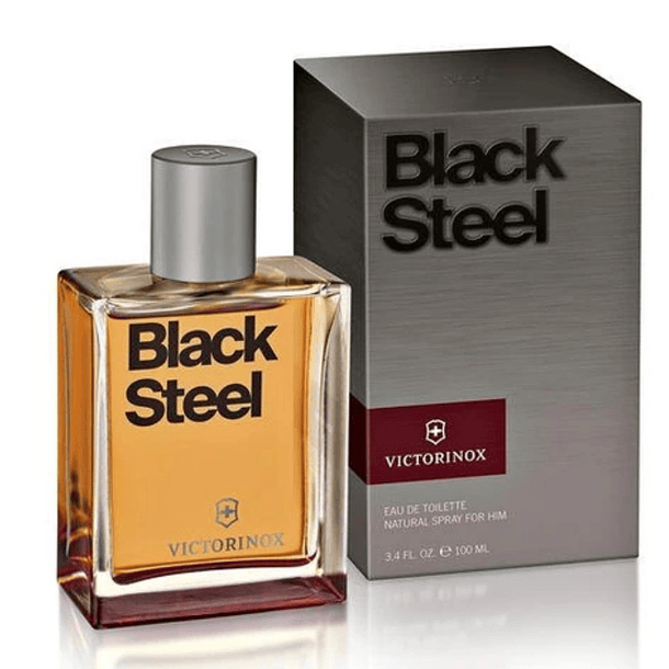 Black Steel Victorinox Edt 100Ml Hombre