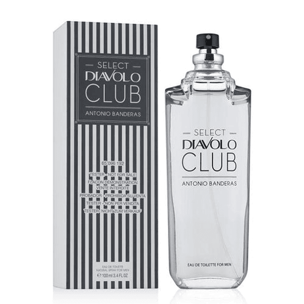 Select Diavolo Club Antonio Banderas Edt 100Ml Hombre Tester