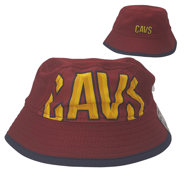 SOMBRERO New Era CLEVELAND CAVALIERS Silueta STRETCH BUCKET Unisex