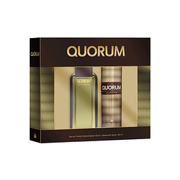 Estuche Quorum Edt 100 + 150ml Deodorant Hombre