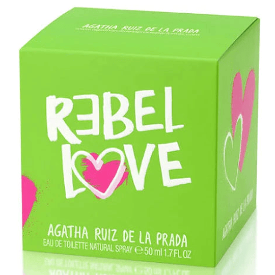 Rebel Love Agatha Ruiz Edt 50Ml Mujer