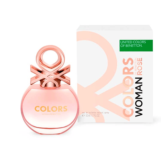 Colors Rose Woman Benetton Edt 50Ml Mujer