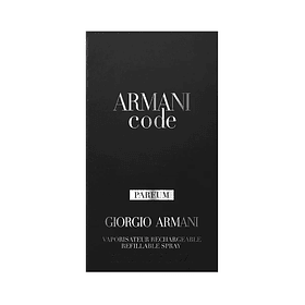 Armani Code Parfum 50ML Rechargable Hombre