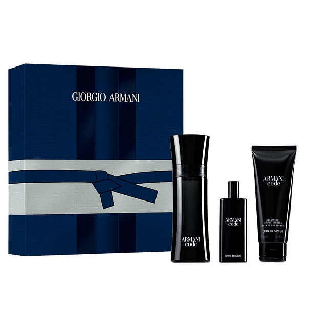 Estuche Armani Code 75ml + 15ml + 75ml Gel De Duche Edt H