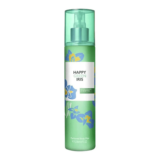 Happy Green Iris Benetton 236Ml Mujer Body Mist