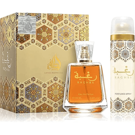 Raghba Lattafa Edp 100ML+50ML Deo Unisex