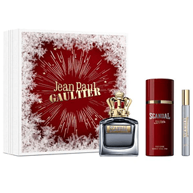 Estuche Scandal Jean Paul Gaultter  100ML + 150Ml Deo + 10ML Hombre (Rojo)