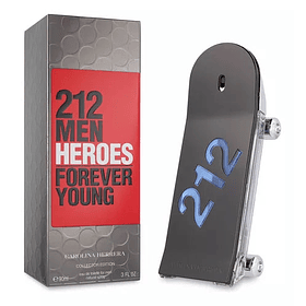 212 Men Heroes Forever Young Collector Edition Carolina Herrera Edt 90Ml Hombre