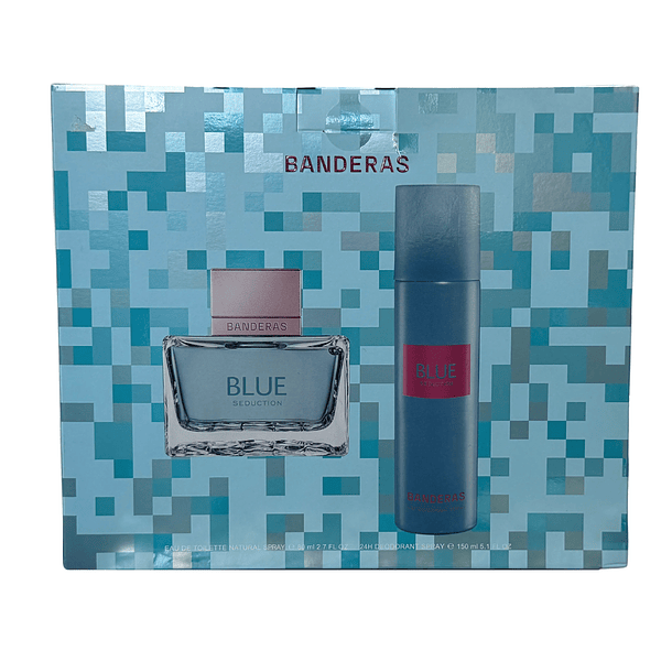 Estuche Blue Seduction Antonio Banderas Edt 80Ml+150Ml 24h Deo Mujer85 1