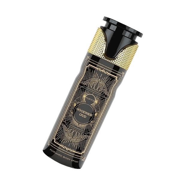 Desodorante Goodness Oud Black Riffs 200ML Unisex 2