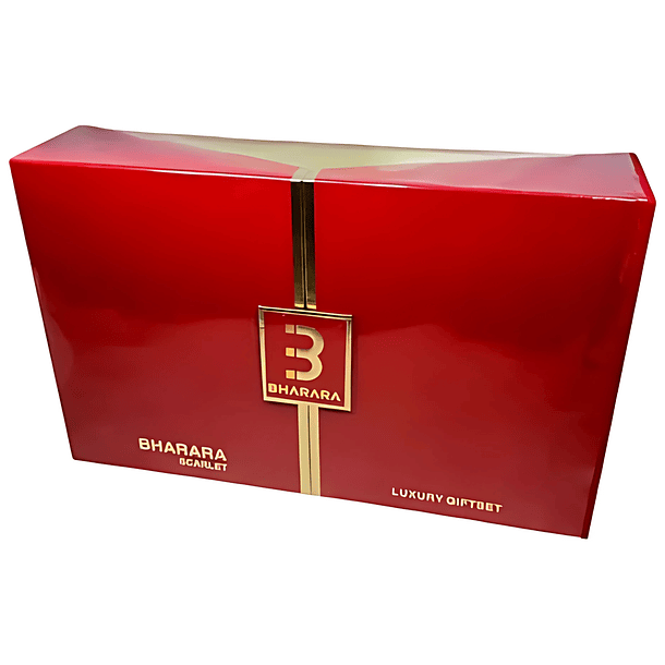 Estuche Bharara Scarlet 100ML+200ML B/L+200ML S/G+10ML Unisex