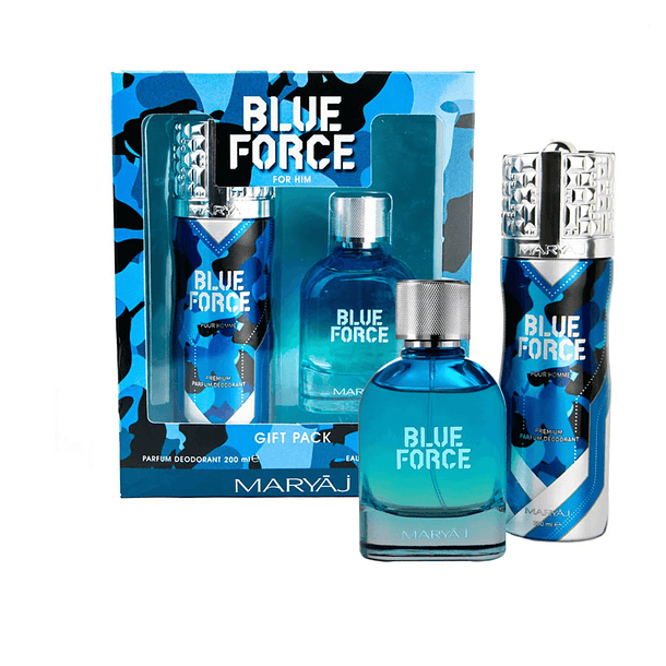 Estuche Blue Force For Him Maryaj Edp 100ML+Deo 200ML Hombre