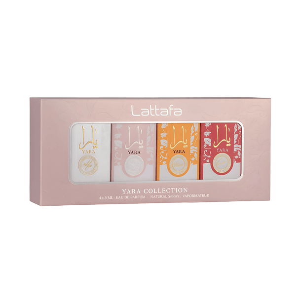 Set Lataffa Yara Candy + Yara Tous + Yara Moi + Yara Edp 5ml x 4 Pcs Mujer 1