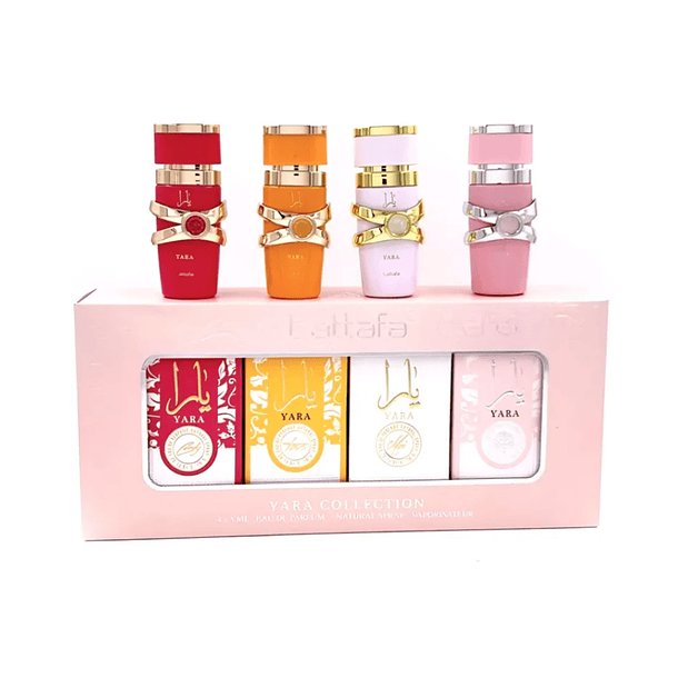 Set Lataffa Yara Candy + Yara Tous + Yara Moi + Yara Edp 5ml x 4 Pcs Mujer 2