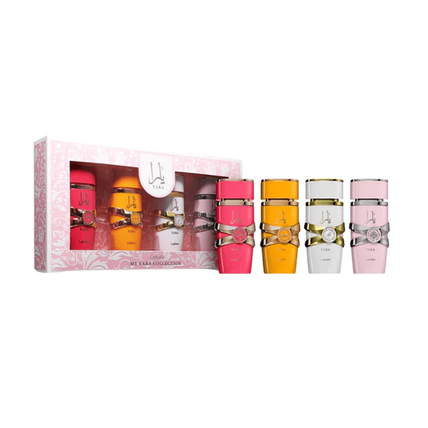 Set Lattafa Yara Candy + Yara Tous + Yara Moi + Yara Edp 25ml 4 Pcs Mujer