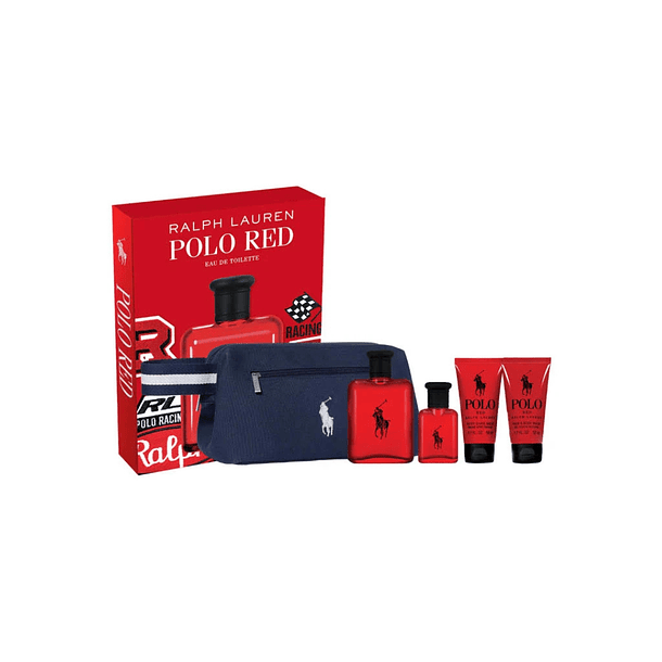 Estuche Ralph Lauren Men's Polo Red Gift Set Fragrances Hombre 1