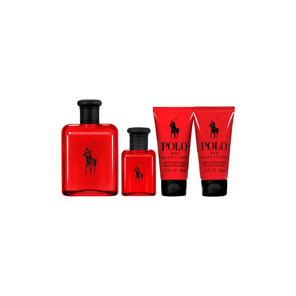 Estuche Ralph Lauren Men's Polo Red Gift Set Fragrances Hombre 2
