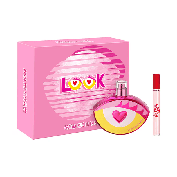 Estuche Look Agatha de ruiz de la prada Edt 80Ml + 10Ml Mujer