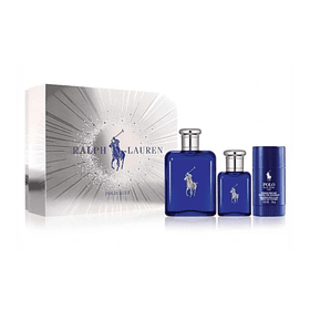Estuche Plolo Blue Edt 40Ml+ 125Ml + 75Ml Deo Hombre (Caja Gris)