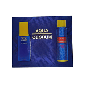 Estuche Aqua Quorum Edt 100Ml + 150Ml Deo Hombre