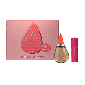 Estuche Gotas De Color Agatha Ruiz De La Prada Edt 100Ml + 5g Mujer
