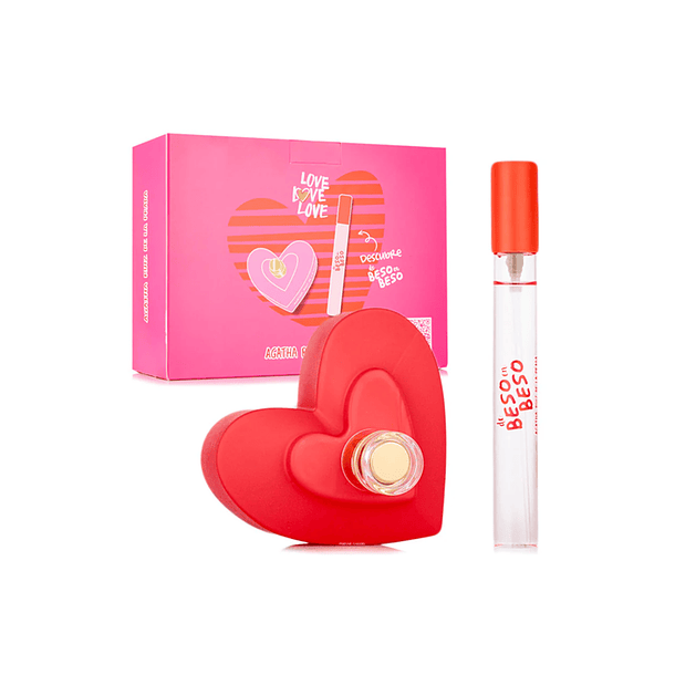 Estuche Love Love Love Agatha de ruiz de la prada Edt 80Ml + 10Ml Mujer