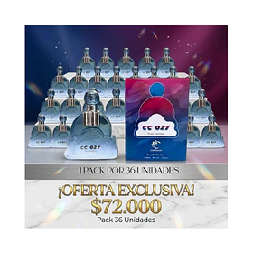Pack 36 Unidades CC 027 Pour Femme edp 100ML Cosmemarc mujer 