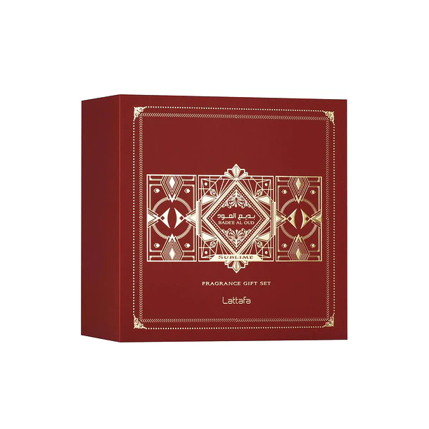 Estuche Bade AL Oud  Sublime Edp 100Ml + 12Ml+ Hair Mist 50Ml Unisex 1