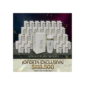 PACK DE 48UN.Lara White Manasik Edp 100Ml Mujer