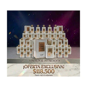 PACK DE 48UN.Musk Abiyad Manasik Edp 100Ml Unisex