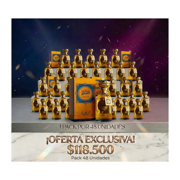 PACK DE 48UN.Safeer Manasik Edp 100Ml Unisex