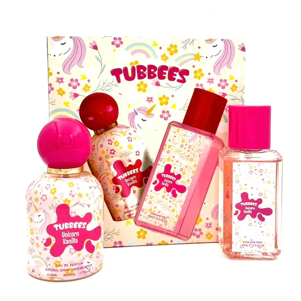 Estuche Tubbees Unicorn Vanilla 75Ml Perfume Mist + 50Ml Edp Unisex 2