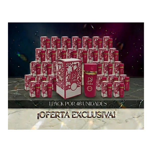 PACK DE 48UN.Lara Rouge Manasik Edp 100Ml Mujer