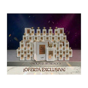 PACK DE 48UN.Musk Abiyad Manasik Edp 100Ml Unisex